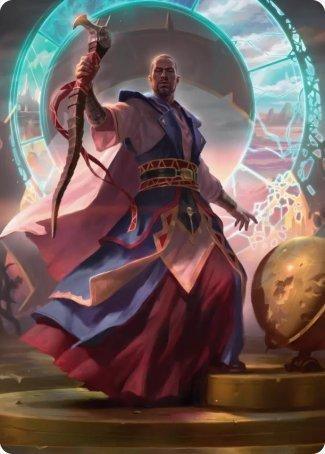 Teferi, Who Slows the Sunset Art Card [Innistrad: Midnight Hunt Art Series] - La Boîte Mystère ( The Mystery Box)