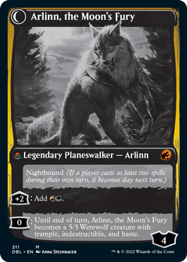 Arlinn, the Pack's Hope // Arlinn, the Moon's Fury [Innistrad: Double Feature] - La Boîte Mystère ( The Mystery Box)