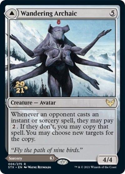 Wandering Archaic // Explore the Vastlands [Strixhaven: School of Mages Prerelease Promos] - La Boîte Mystère ( The Mystery Box)