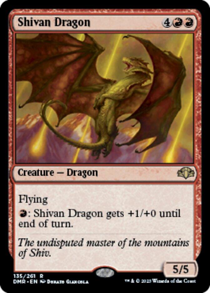 Shivan Dragon [Dominaria Remastered] - La Boîte Mystère ( The Mystery Box)