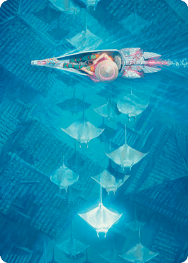 Discover the Impossible Art Card [Kamigawa: Neon Dynasty Art Series] - La Boîte Mystère ( The Mystery Box)