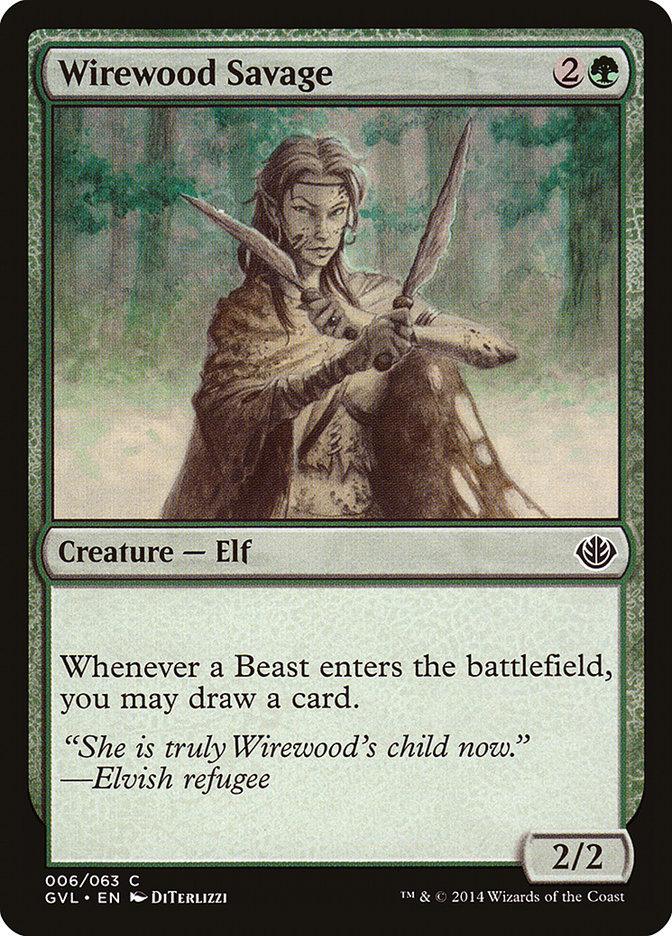 Wirewood Savage (Garruk vs. Liliana) [Duel Decks Anthology] - La Boîte Mystère ( The Mystery Box)