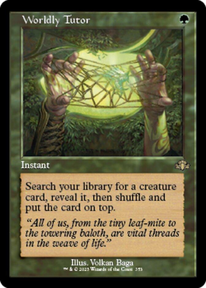 Worldly Tutor (Retro) [Dominaria Remastered] - La Boîte Mystère ( The Mystery Box)