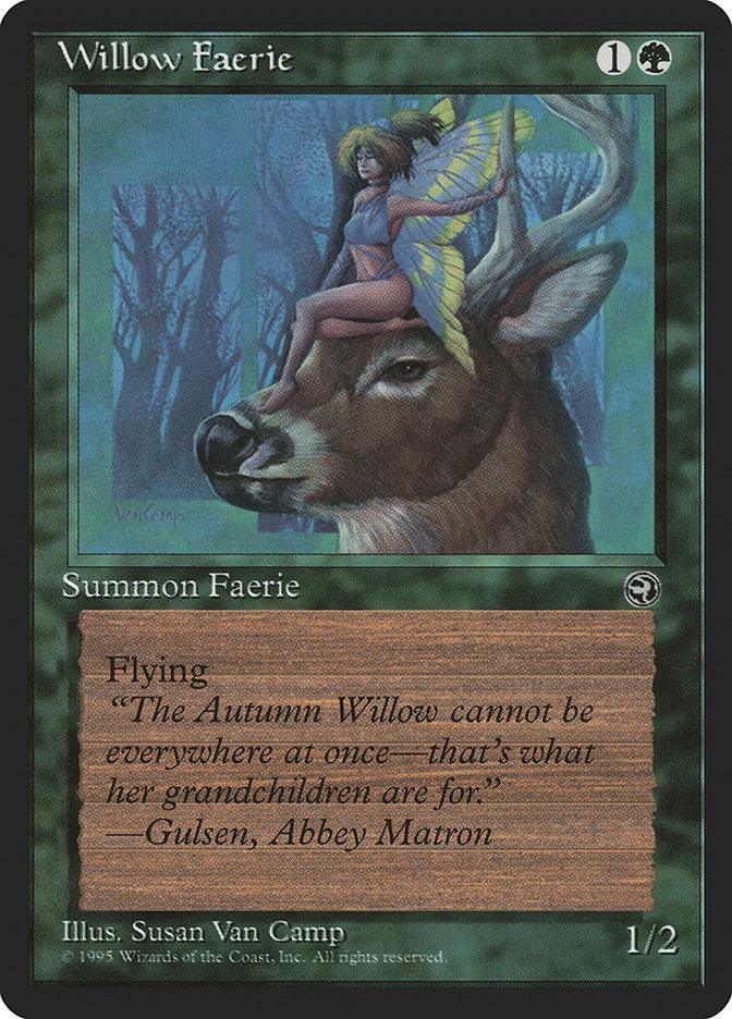 Willow Faerie (Gulsen Flavor Text) [Homelands] - La Boîte Mystère ( The Mystery Box)