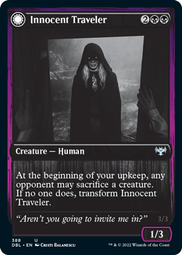 Innocent Traveler // Malicious Invader [Innistrad: Double Feature] - La Boîte Mystère ( The Mystery Box)