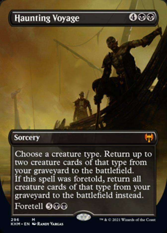Haunting Voyage (Borderless Alternate Art) [Kaldheim] - La Boîte Mystère ( The Mystery Box)