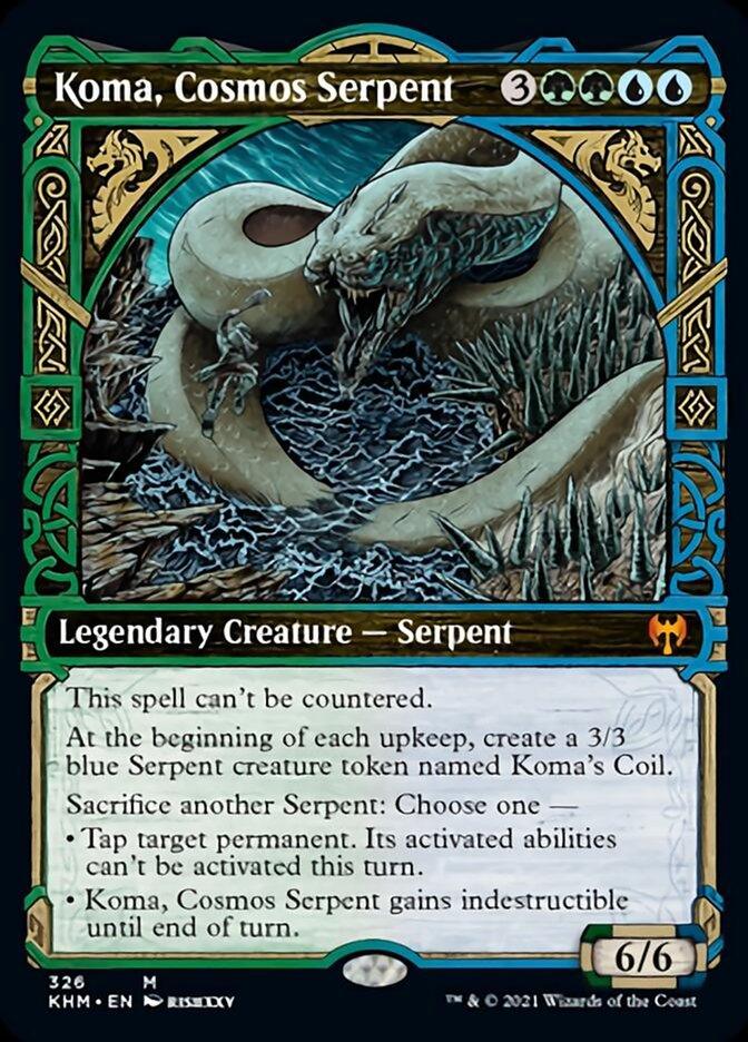 Koma, Cosmos Serpent (Showcase) [Kaldheim] - La Boîte Mystère ( The Mystery Box)