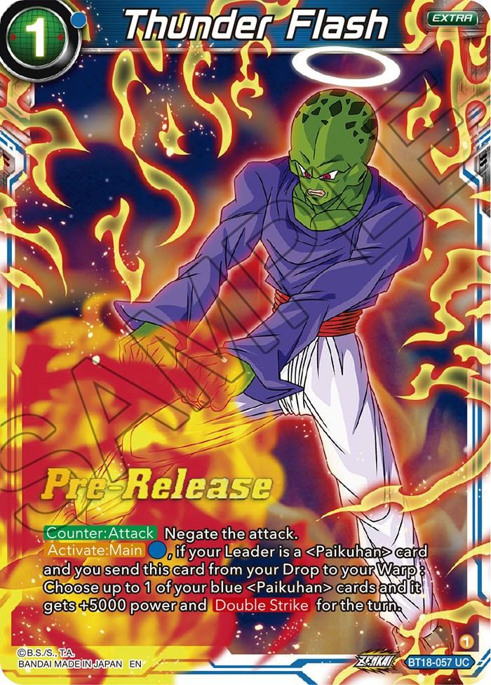 Thunder Flash (BT18-057) [Dawn of the Z-Legends Prerelease Promos] - La Boîte Mystère ( The Mystery Box)