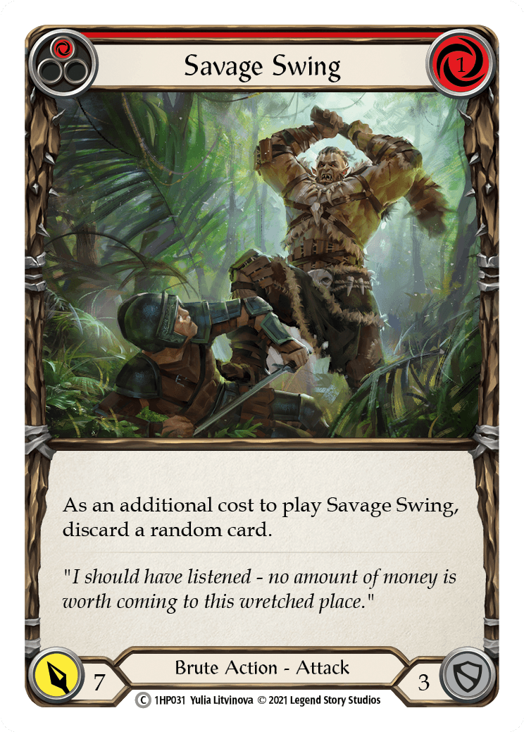Savage Swing (Red) [1HP031] - La Boîte Mystère ( The Mystery Box)
