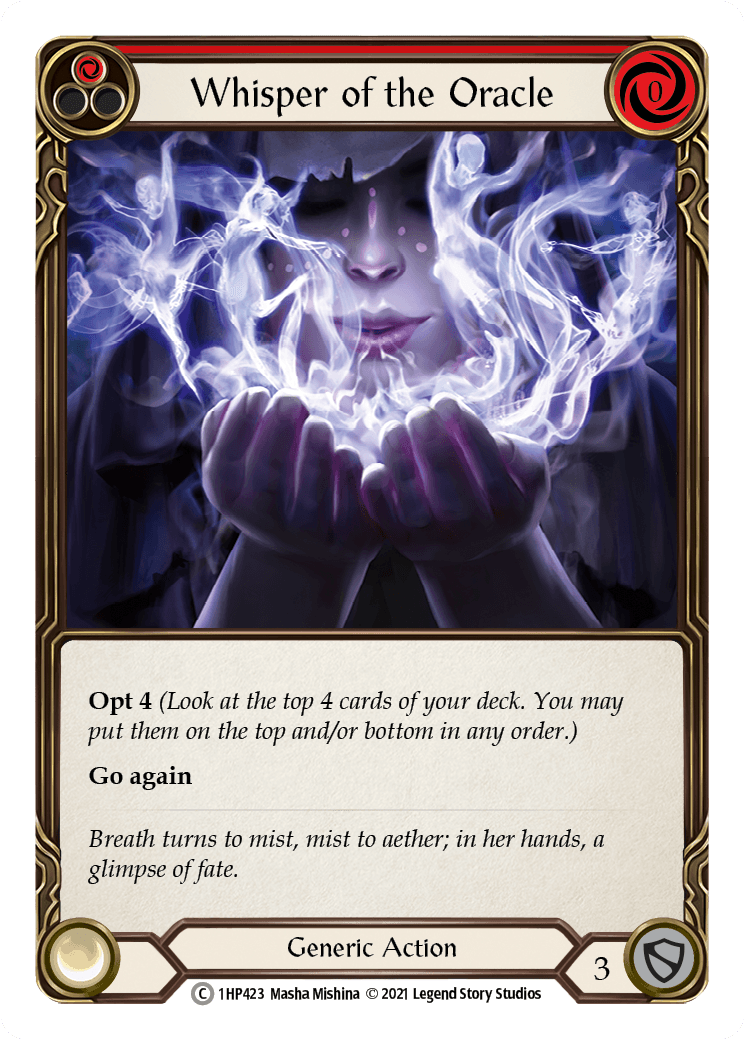 Whisper of the Oracle (Red) [1HP423] - La Boîte Mystère ( The Mystery Box)