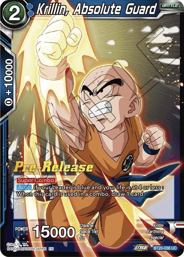Krillin, Absolute Guard (BT20-038) [Power Absorbed Prerelease Promos] - La Boîte Mystère ( The Mystery Box)