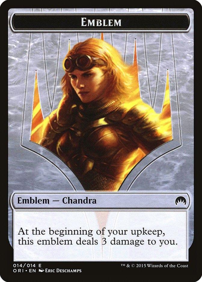 Chandra, Roaring Flame Emblem [Magic Origins Tokens] - La Boîte Mystère ( The Mystery Box)