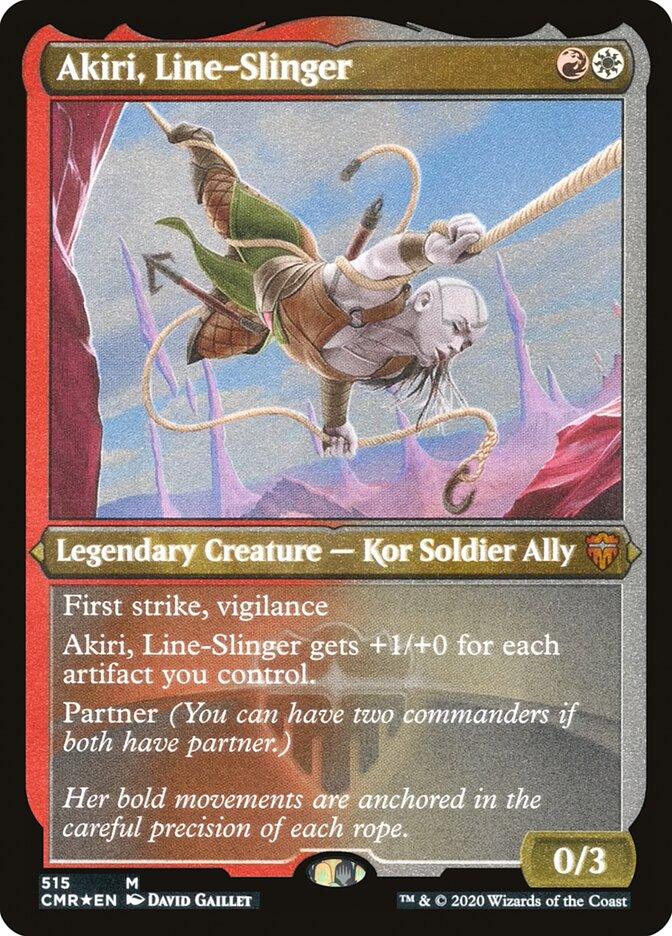 Akiri, Line-Slinger [Commander Legends Etched] - La Boîte Mystère ( The Mystery Box)