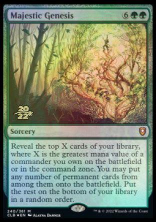 Majestic Genesis [Commander Legends: Battle for Baldur's Gate Prerelease Promos] - La Boîte Mystère ( The Mystery Box)