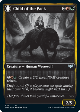Child of the Pack // Savage Packmate [Innistrad: Double Feature] - La Boîte Mystère ( The Mystery Box)