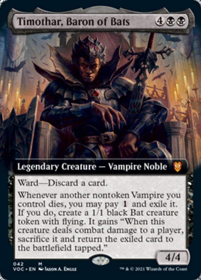 Timothar, Baron of Bats (Extended) [Innistrad: Crimson Vow Commander] - La Boîte Mystère ( The Mystery Box)