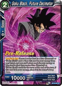 Goku Black, Future Decimator (BT10-051) [Rise of the Unison Warrior Prerelease Promos] - La Boîte Mystère ( The Mystery Box)