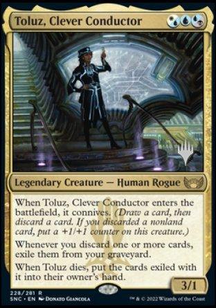 Toluz, Clever Conductor (Promo Pack) [Streets of New Capenna Promos] - La Boîte Mystère ( The Mystery Box)
