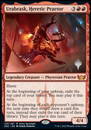 Urabrask, Heretic Praetor (Promo Pack) [Streets of New Capenna Promos] - La Boîte Mystère ( The Mystery Box)