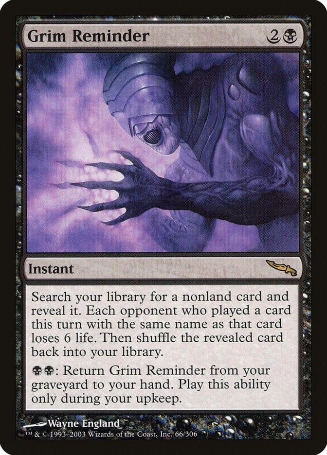 Grim Reminder [Mirrodin] - La Boîte Mystère ( The Mystery Box)