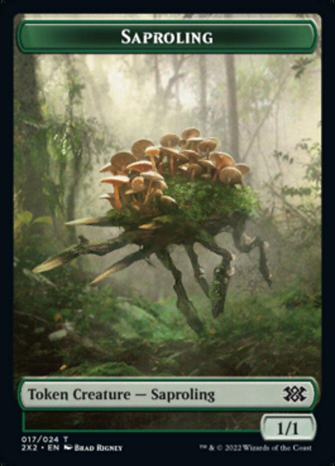 Saproling // Angel Double-sided Token [Double Masters 2022 Tokens] - La Boîte Mystère ( The Mystery Box)