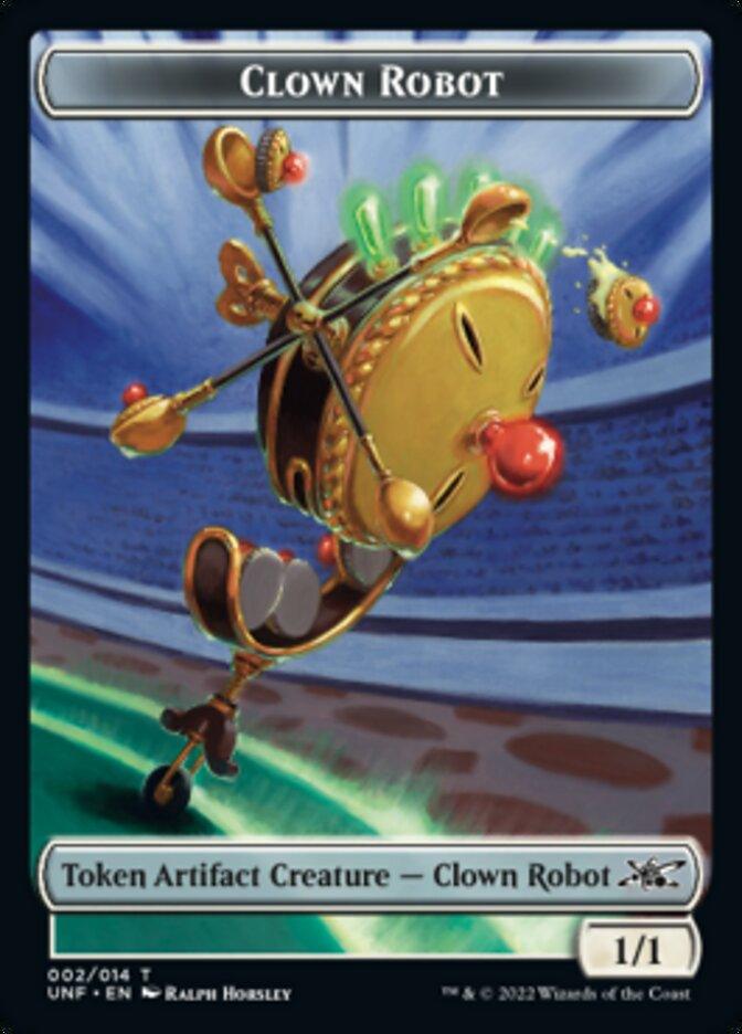 Clown Robot (002) Token [Unfinity Tokens] - La Boîte Mystère ( The Mystery Box)