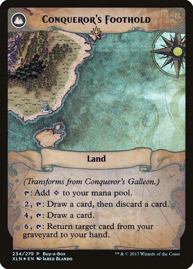 Conqueror's Galleon // Conqueror's Foothold (Buy-A-Box) [Ixalan Treasure Chest] - La Boîte Mystère ( The Mystery Box)