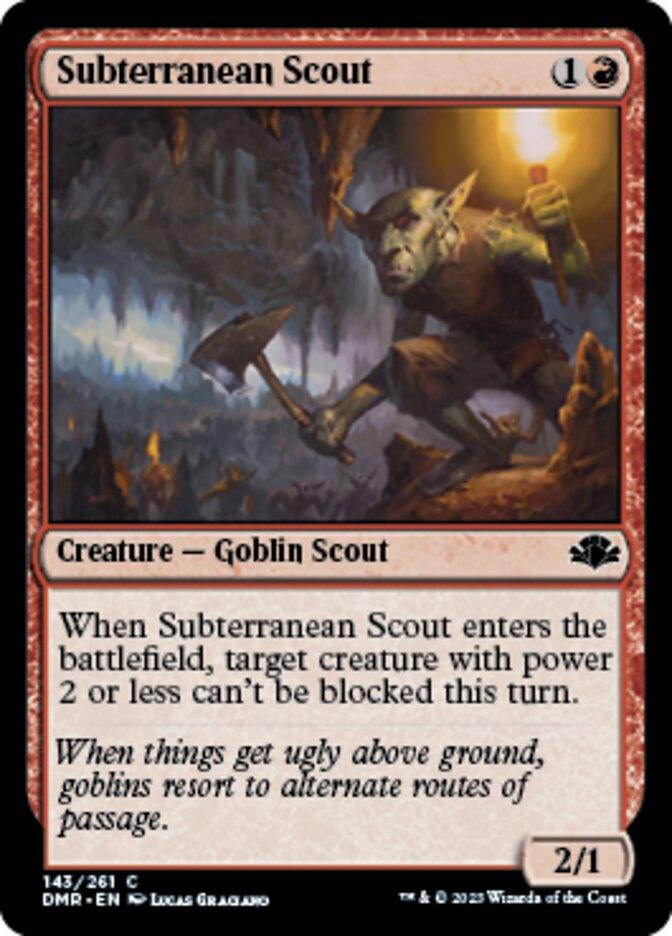 Subterranean Scout [Dominaria Remastered] - La Boîte Mystère ( The Mystery Box)