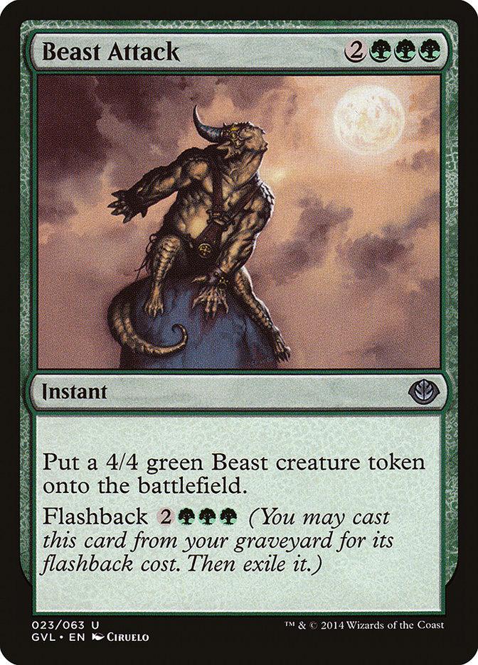 Beast Attack (Garruk vs. Liliana) [Duel Decks Anthology] - La Boîte Mystère ( The Mystery Box)