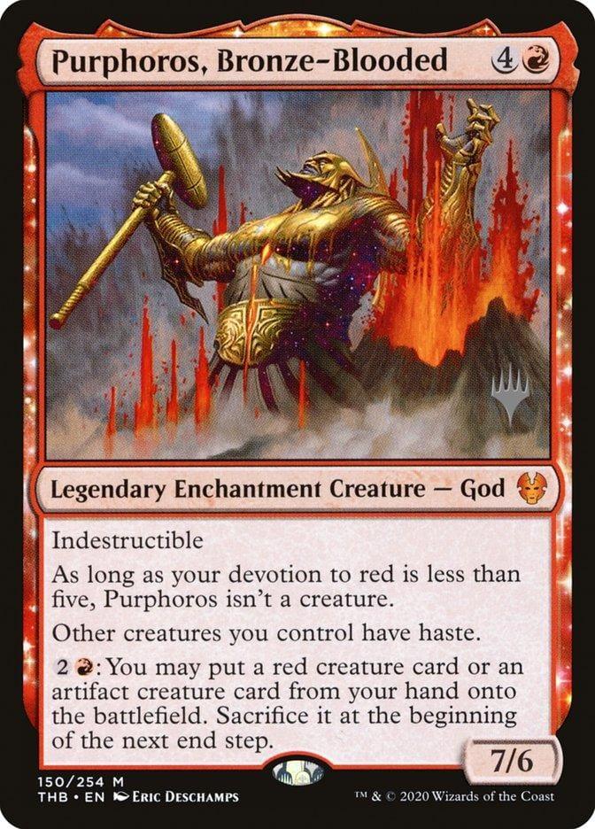 Purphoros, Bronze-Blooded (Promo Pack) [Theros Beyond Death Promos] - La Boîte Mystère ( The Mystery Box)