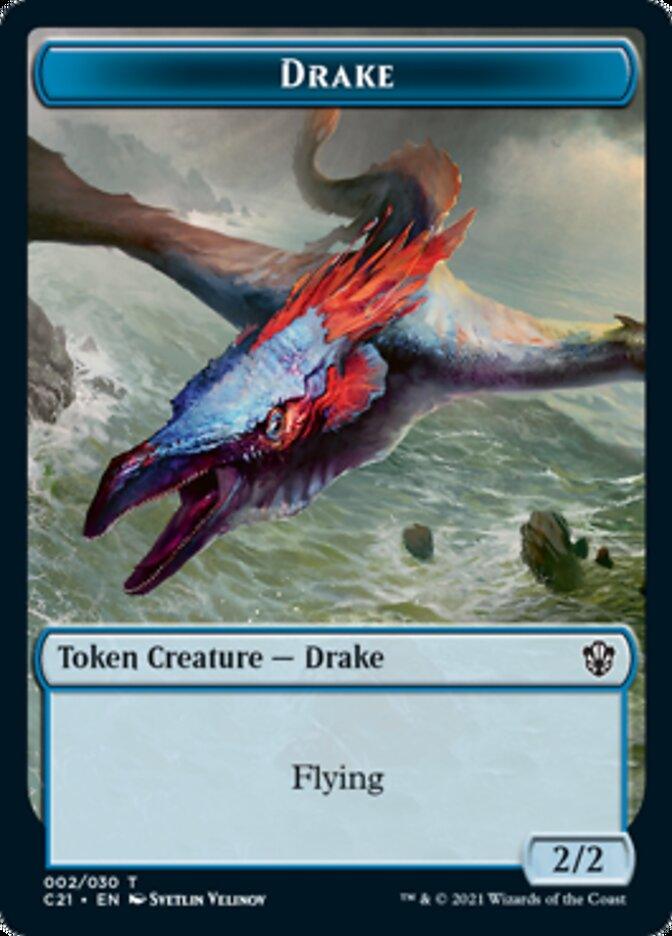 Drake // Elemental (002) Token [Commander 2021 Tokens] - La Boîte Mystère ( The Mystery Box)