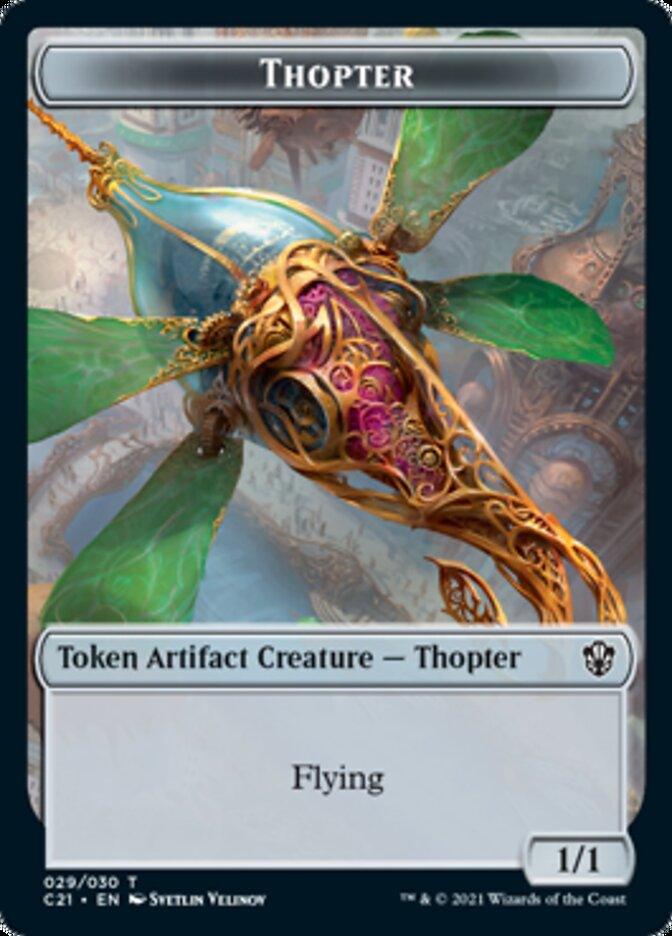 Golem (026) // Thopter Token [Commander 2021 Tokens] - La Boîte Mystère ( The Mystery Box)