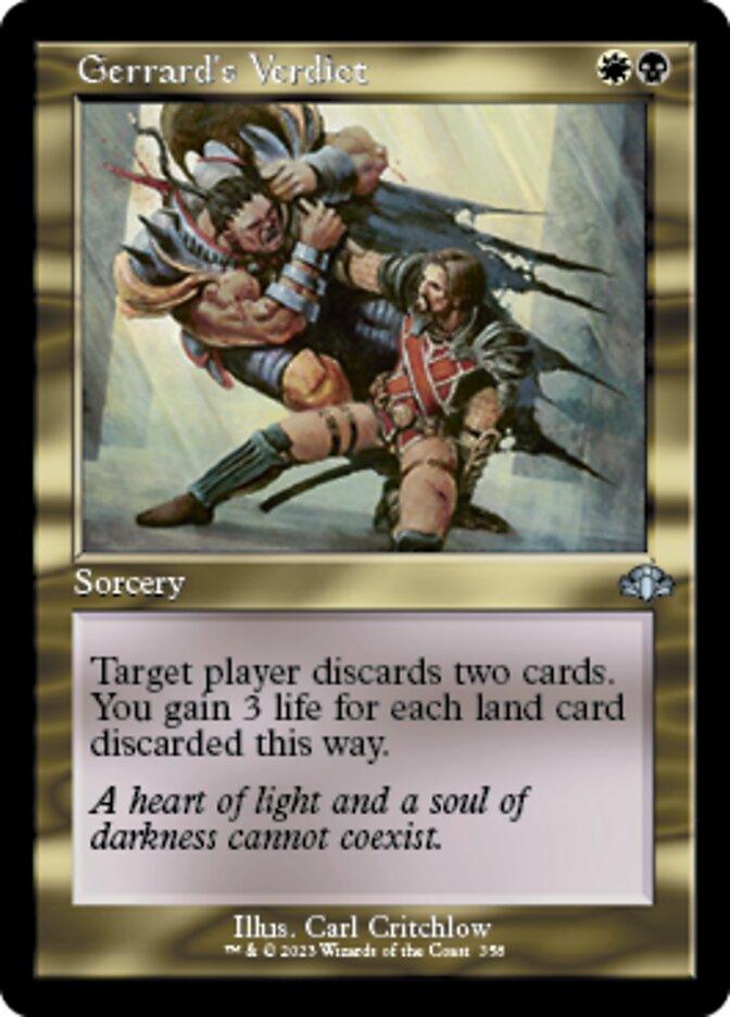 Gerrard's Verdict (Retro) [Dominaria Remastered] - La Boîte Mystère ( The Mystery Box)