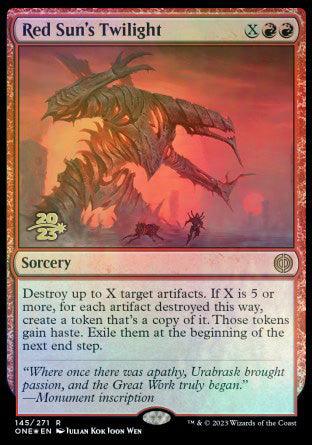Red Sun's Twilight [Phyrexia: All Will Be One Prerelease Promos] - La Boîte Mystère ( The Mystery Box)