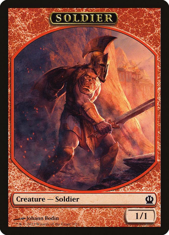 Soldier (7/11) [Theros Tokens] - La Boîte Mystère ( The Mystery Box)