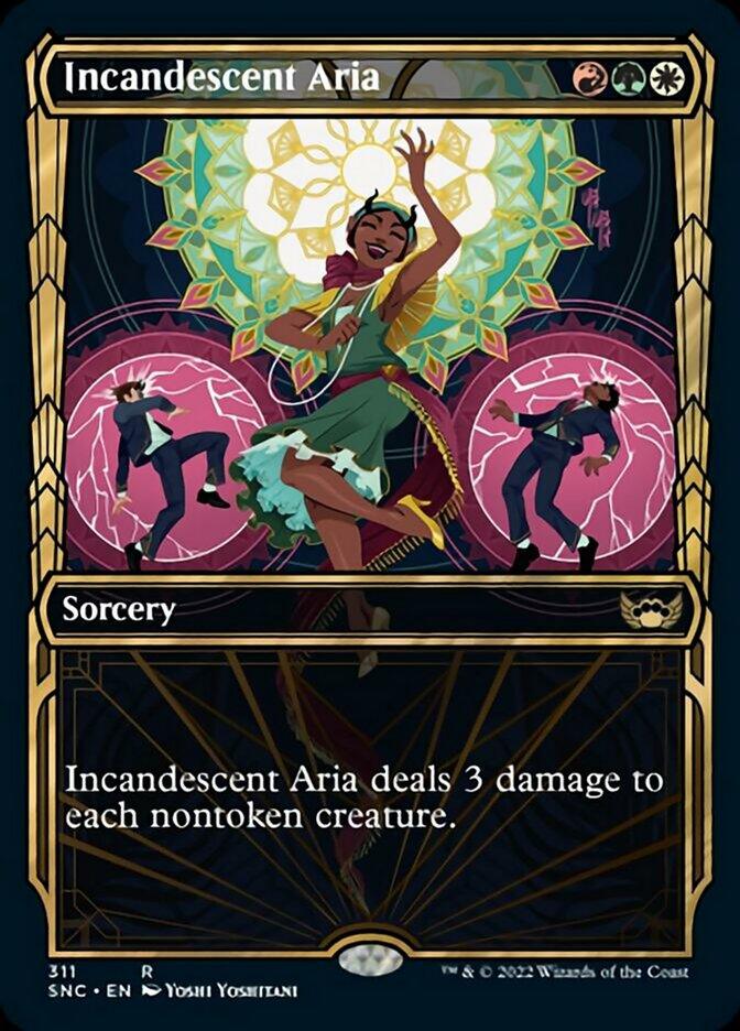 Incandescent Aria (Showcase Golden Age) [Streets of New Capenna] - La Boîte Mystère ( The Mystery Box)
