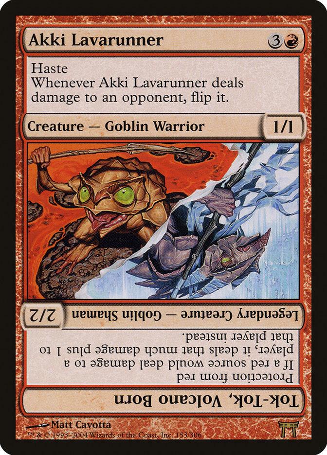 Akki Lavarunner // Tok-Tok, Volcano Born [Champions of Kamigawa] - La Boîte Mystère ( The Mystery Box)