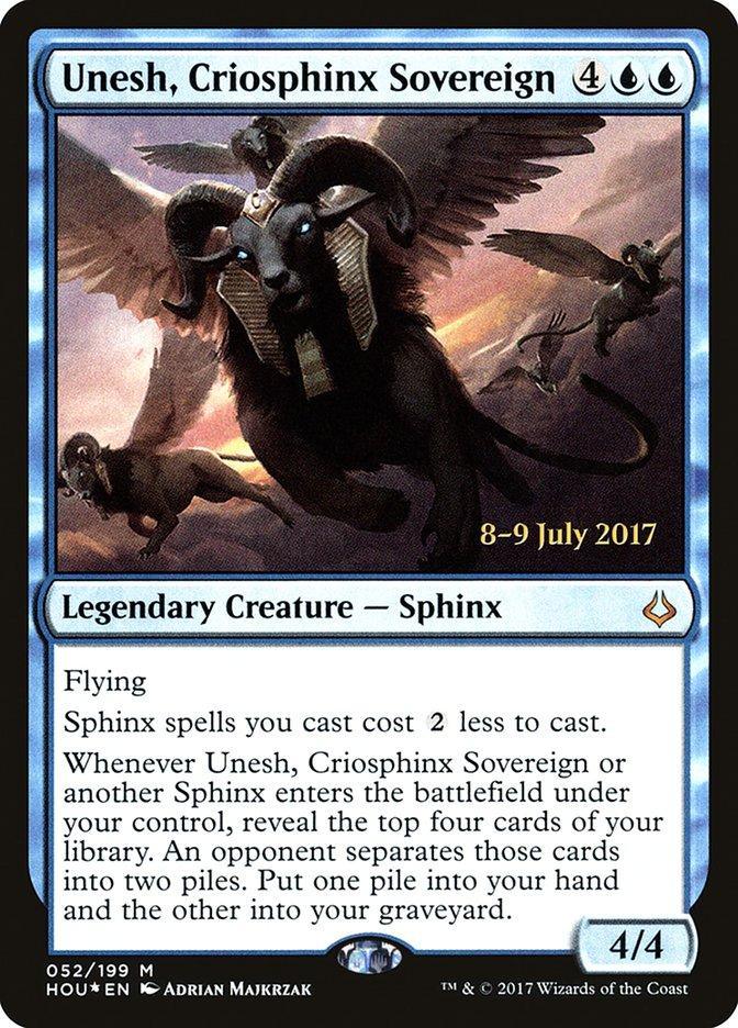 Unesh, Criosphinx Sovereign [Hour of Devastation Prerelease Promos] - La Boîte Mystère ( The Mystery Box)