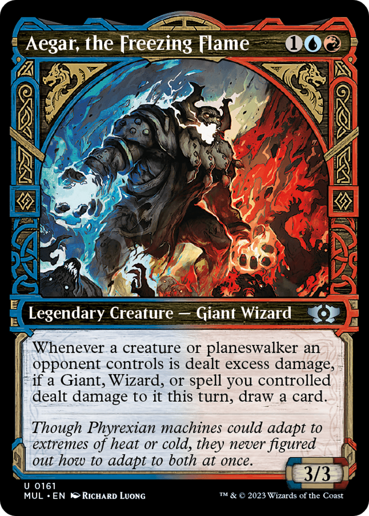 Aegar, the Freezing Flame (Halo Foil) [Multiverse Legends] - La Boîte Mystère ( The Mystery Box)