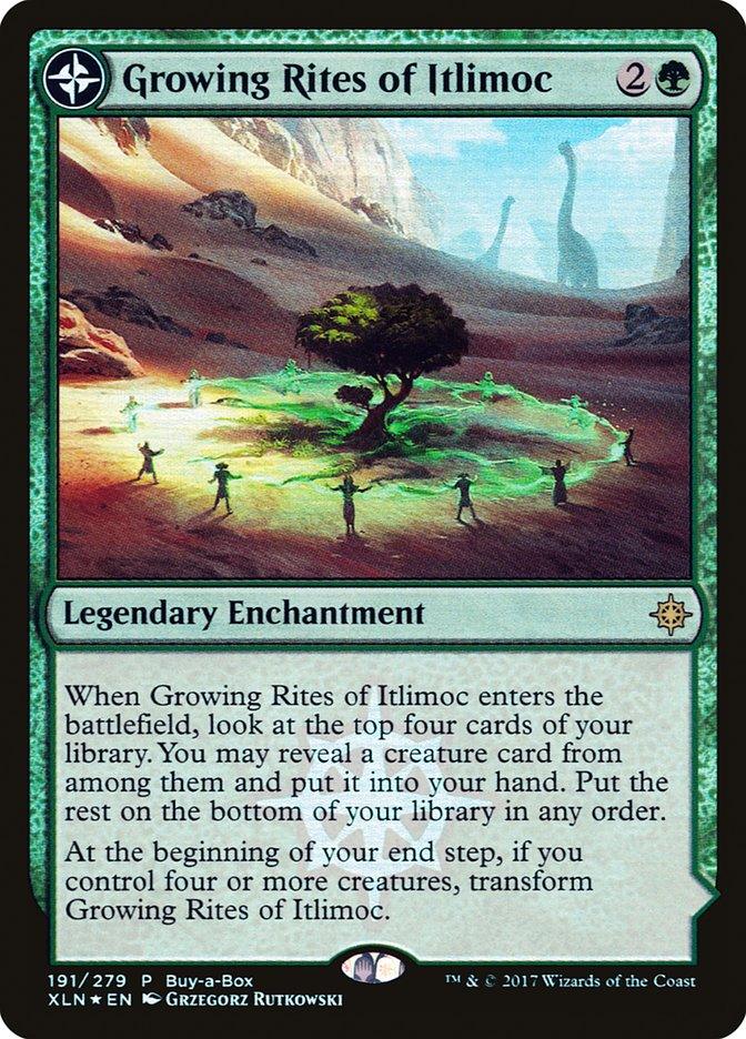 Growing Rites of Itlimoc // Itlimoc, Cradle of the Sun (Buy-A-Box) [Ixalan Treasure Chest] - La Boîte Mystère ( The Mystery Box)