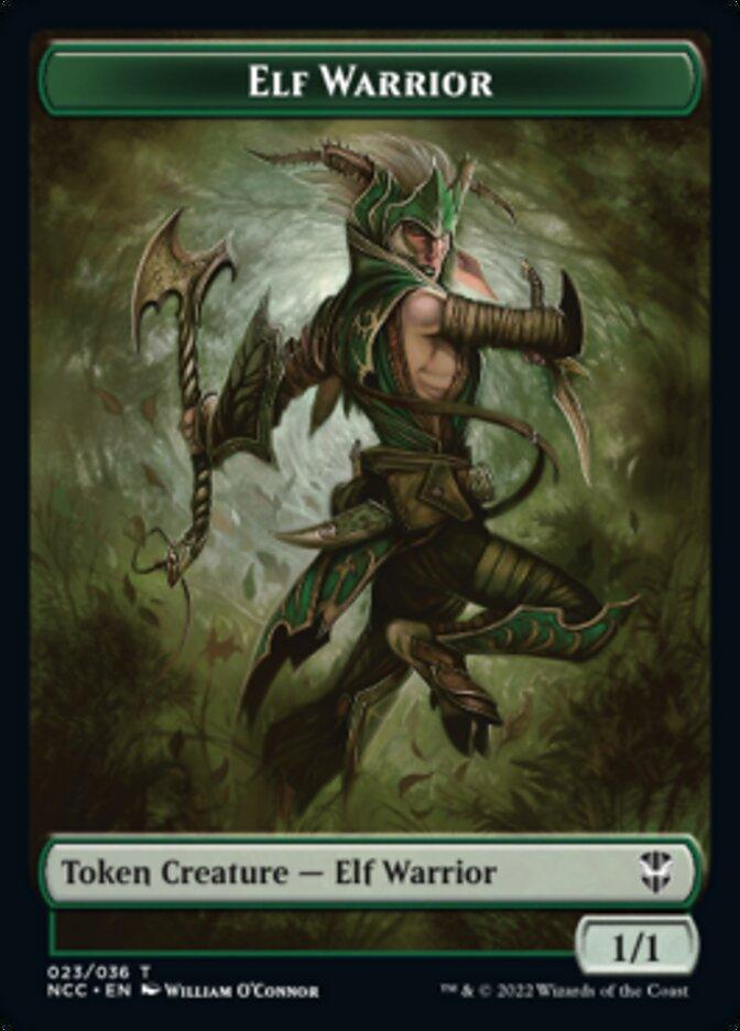 Elf Warrior // Wurm Double-sided Token [Streets of New Capenna Commander Tokens] - La Boîte Mystère ( The Mystery Box)