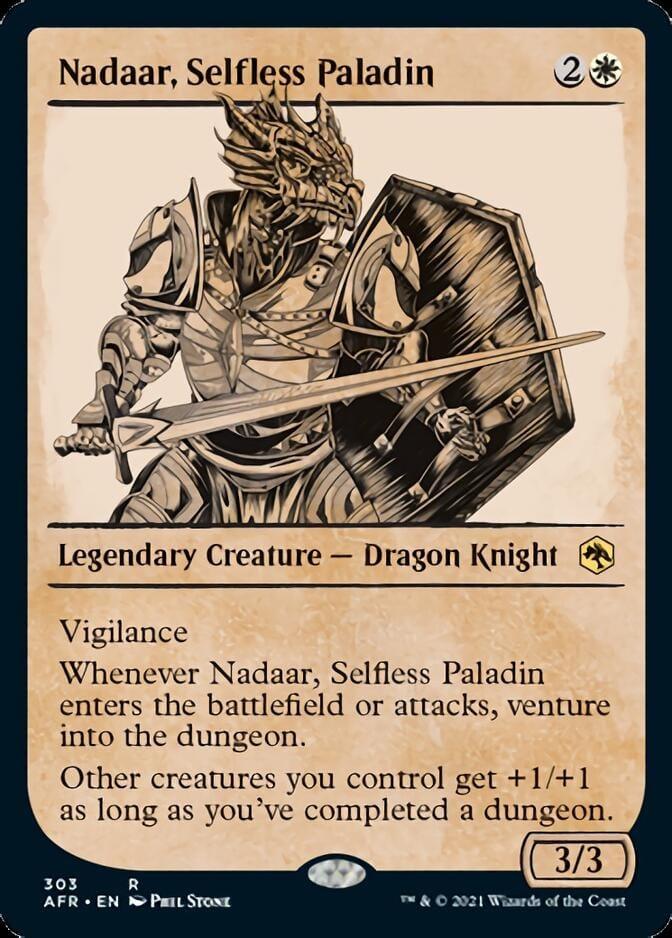 Nadaar, Selfless Paladin (Showcase) [Dungeons & Dragons: Adventures in the Forgotten Realms] - La Boîte Mystère ( The Mystery Box)