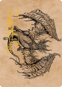 Ganax, Astral Hunter Art Card (Gold-Stamped Signature) [Commander Legends: Battle for Baldur's Gate Art Series] - La Boîte Mystère ( The Mystery Box)