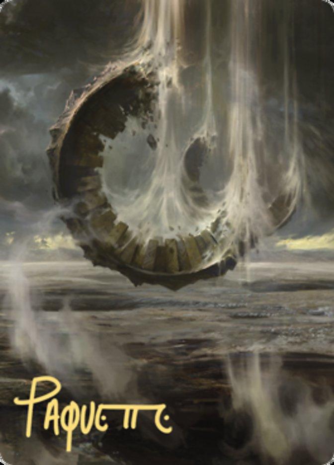 Wasteland Art Card (Gold-Stamped Signature) [Zendikar Rising Art Series] - La Boîte Mystère ( The Mystery Box)