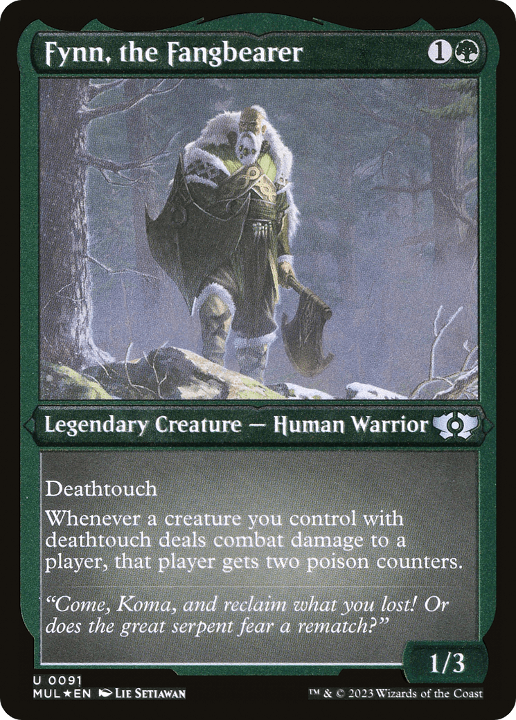 Fynn, the Fangbearer (Foil Etched) [Multiverse Legends] - La Boîte Mystère ( The Mystery Box)