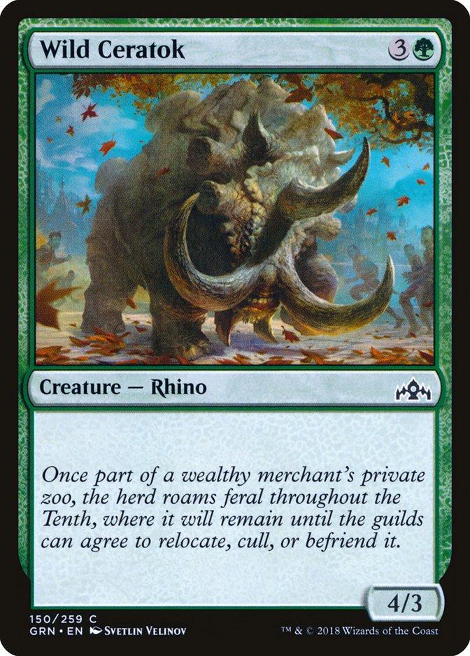 Wild Ceratok [Guilds of Ravnica] - La Boîte Mystère ( The Mystery Box)