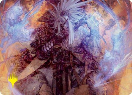 Satoru Umezawa 2 Art Card (Gold-Stamped Signature) [Kamigawa: Neon Dynasty Art Series] - La Boîte Mystère ( The Mystery Box)