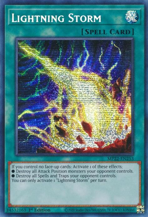 Lightning Storm [MP22-EN253] Prismatic Secret Rare - La Boîte Mystère ( The Mystery Box)