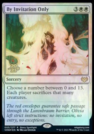 By Invitation Only [Innistrad: Crimson Vow Prerelease Promos] - La Boîte Mystère ( The Mystery Box)