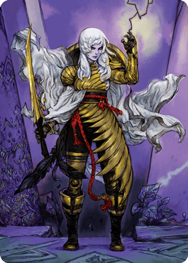 The Wandering Emperor 1 Art Card [Kamigawa: Neon Dynasty Art Series] - La Boîte Mystère ( The Mystery Box)